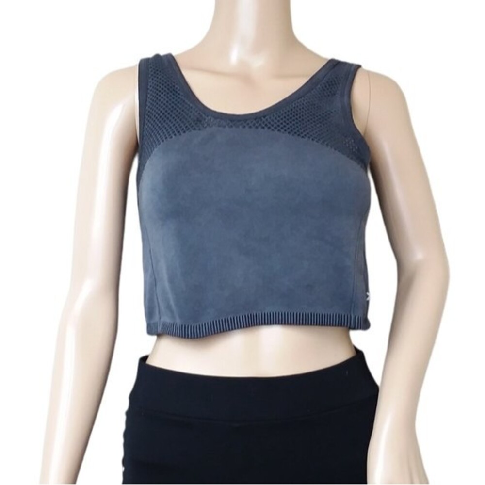 Splendid Top Seamless Mesh Crop Top